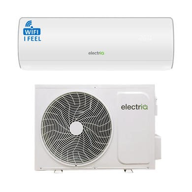 electriQ iQool 12000 BTU Smart A+++ Wall Mounted Air Conditioner with Heat Pump - 5m Pipe Kit Included