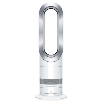Refurbished Dyson AM09 Hot and Cool Fan - White and Silver