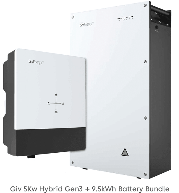 GivEnergy 5Kw Hybrid Gen3 + 9.5kWh Battery Bundle