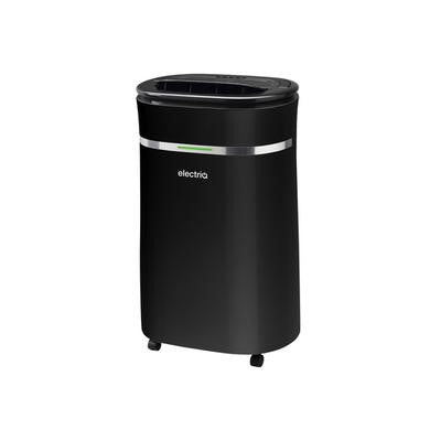 Refurbished electriQ 20 Litre Black Low Energy UV Antibacterial Dehumidifier with HEPA Air Purifier