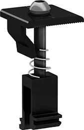 Clenergy Solar Roof Universal Mid/End Clamp 30-46mm - Black