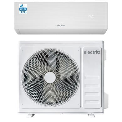 electriQ iQool 28000 BTU WiFi Smart A++ Wall Mounted Air Conditioner with Heat Pump - 5m Pipe Kit Included